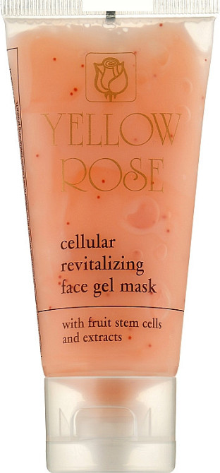 Клеточная тонизирующая гель-маска Cellular revitalizing face gel mask Yelow rose 100 мл Дніпро - фото 1