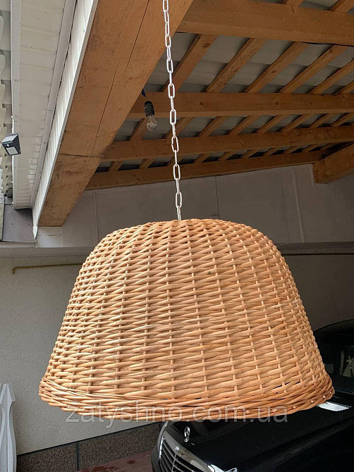 Люстра плетеная подвесная из лозы Киев - изображение 1