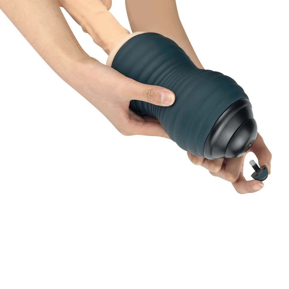 Мастурбатор вагина из киберкожи Adrien Lastic Siltex Ultra, бежевый в серой колбе Sex Aura Киев - изображение 9