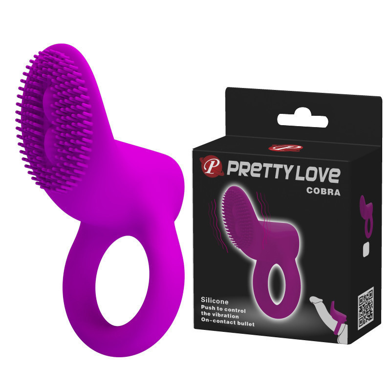 Ерекційне кільце - Pretty Love Cobra Penis Ring Purple Sex Aura Київ - фото 1