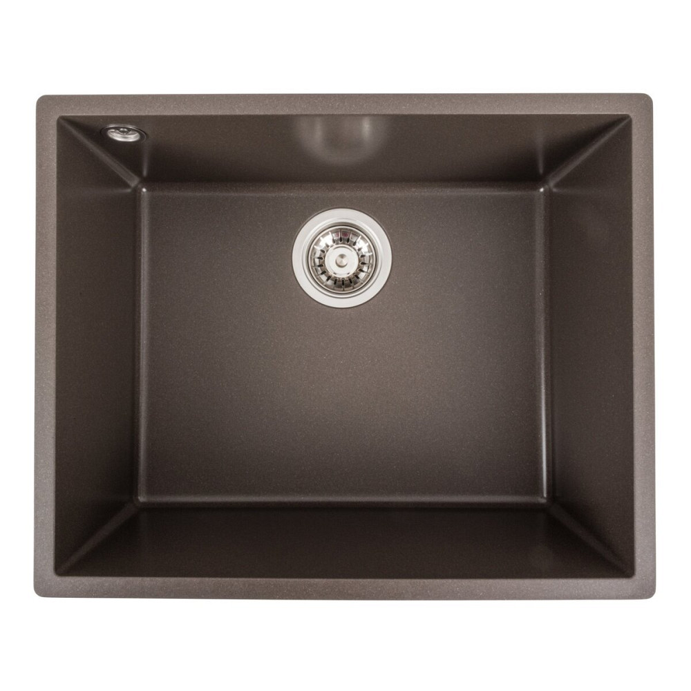 VALESO Гранітна мийка для кухні VALESO OASIS 5444 матова Темна скеля Коломия - фото 15