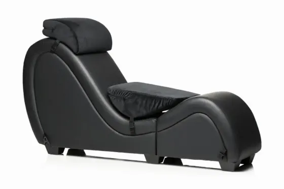 Секс-крісло з подушками Master Series Kinky Sex Lounge with Cushions - Black Львів