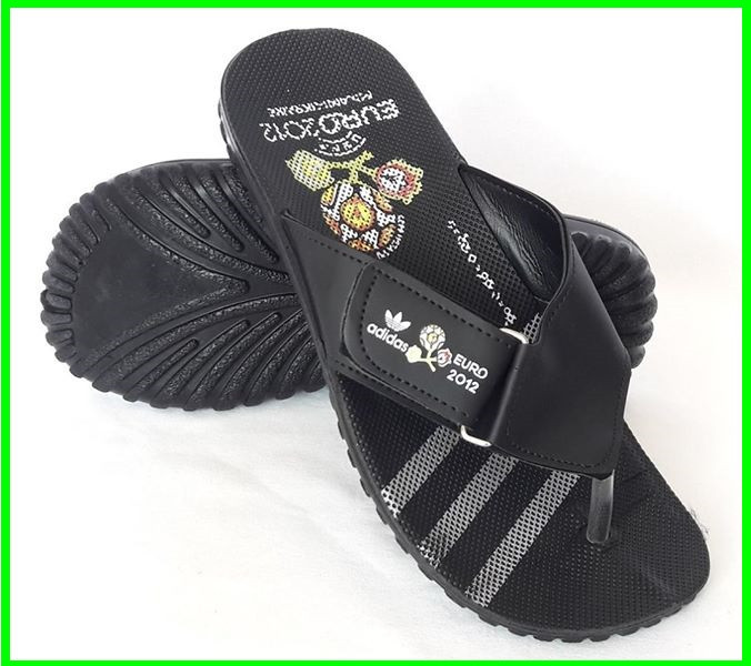 Чоловічі Шльопанці Тапочки Adidas Сланці В'єтнамки Адідас Чорні (розміри: 44) Дніпро - фото 8
