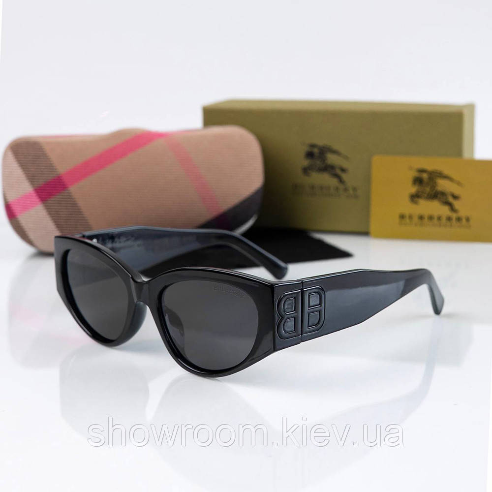 Жіночі сонцезахисні окуляри з поляризацією BRB (5220) black Київ - фото 1