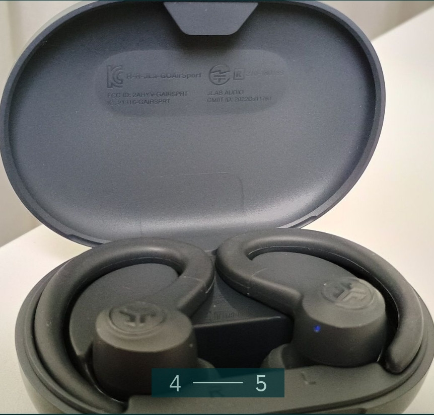 Наушники для тренировки: JLAB Go AIR Sport TWS Graphite. Киев - изображение 5