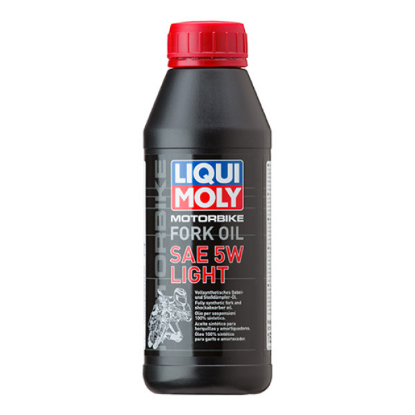 LIQUI MOLY Олива для мотовилок та амортизаторів - Motorbike Fork Oil 5W Light 0.5л. Коломия - фото 1