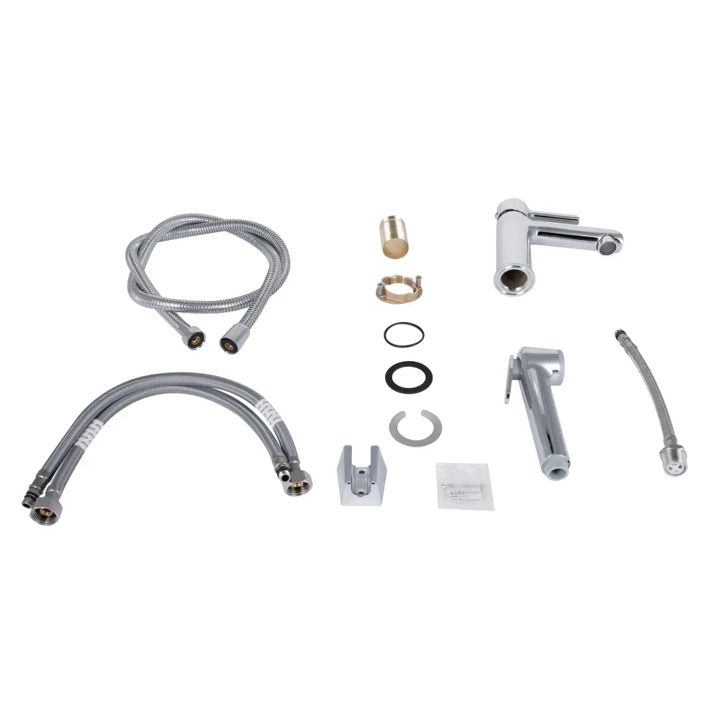 Смеситель для раковины Qtap Grand с гигиеническим душем QTGRA272CRM45670 Chrome Киев - изображение 6