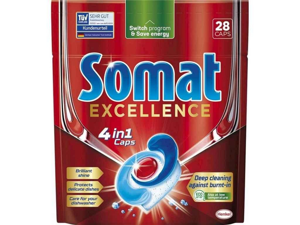 Таблетки для посудомийної машини 28 машині Exellence Екселенс ТМ Somat Solmir Київ - фото 1