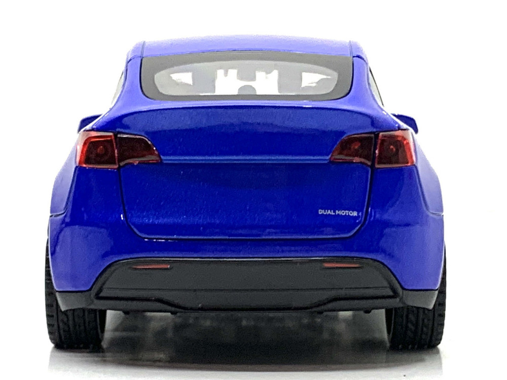 Машина Автосвіт Tesla Model Y інерційна відчиняються двері капот багажник 16см Синя (AP-1968) Чернігів - фото 7