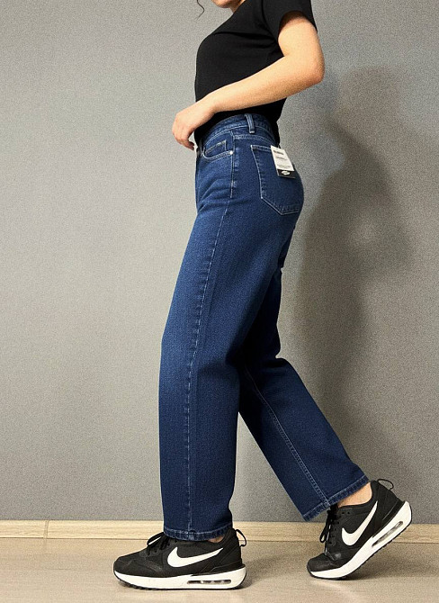 Джинси жіночі Sherocco 3336 Mom Relax супер батал темно-сині, темно-синій, 46, 46, 134 см, 145 см Київ - фото 6