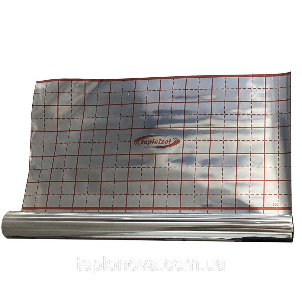 Фольга (Екран) для теплої підлоги Teploizol 50м Відбиваюча плівка Чернівці - фото 3