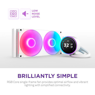 Система жидкостного охлаждения NZXT Kraken Elite RGB 280mm AIO (RL-KR28E-W2) Винница - изображение 7