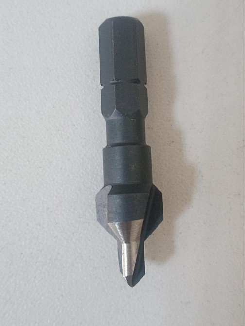 Зенкер по деревині HSS  5х12м з хвостовиком для шуруповерта Hex E6,3 "GeKo" Київ - фото 1