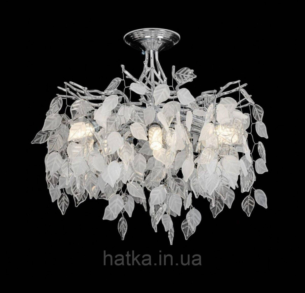 Люстра стельова VALESO 33026/460 хром на 6 ламп E14 Київ - фото 1