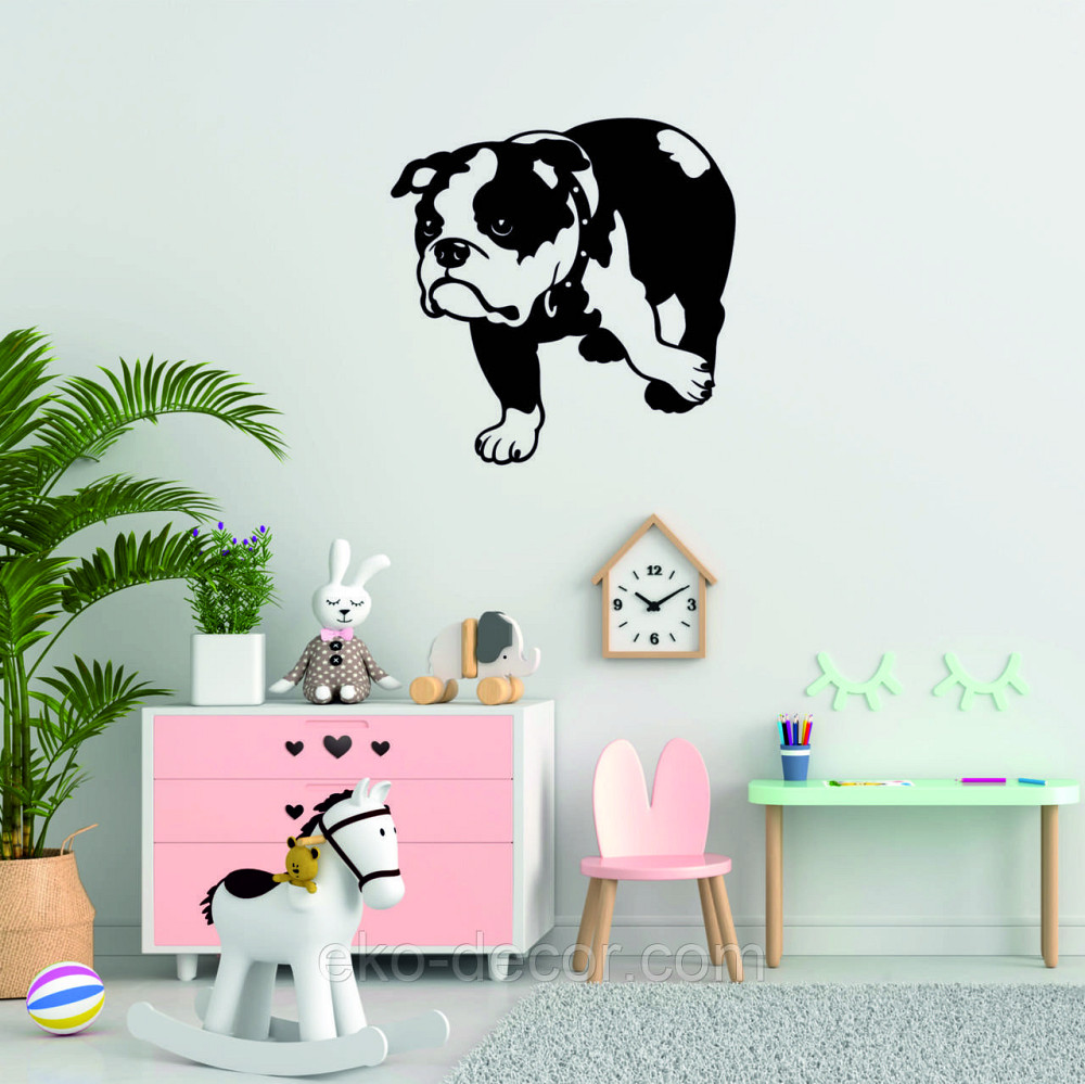 Декоративное настенное Панно «Бульдог» , Декор на стену Киев - изображение 8