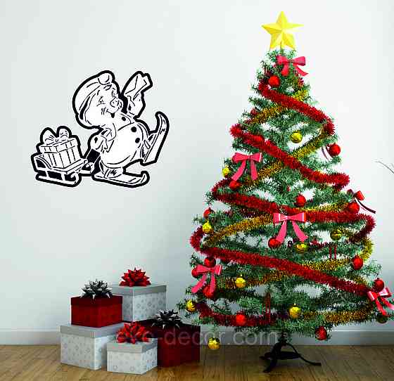 Декоративне настінне Панно «Сніговик», Декор на стену Київ