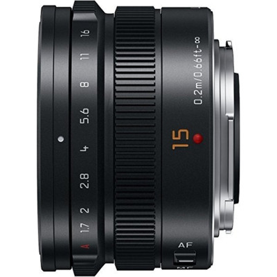 Объектив Panasonic Micro 4/3 Lens 15mm f/1.7 ASPH Black (H-X015E9-K) Винница - изображение 2