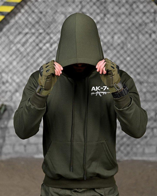 Тактическая худи MAKLIN   АК-74 олива ДЛ7064 Одесса - изображение 4