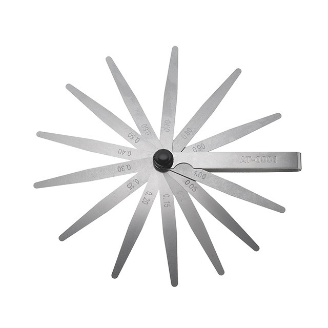 Комплект щупов INTERTOOL AT-0001 0,05-1,0 мм, 13шт - Все необходимое для измерения зазоров Львов - изображение 2