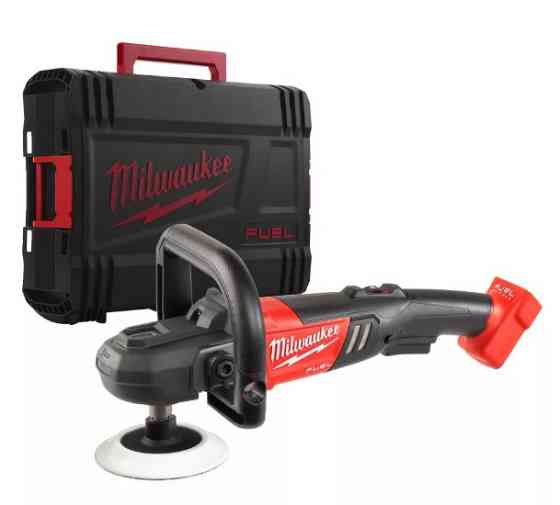 Машина полірувальна кутова акумуляторна MILWAUKEE M18 FAP180-0X, O диска 180мм, (+ полірувальна платформа, пилезахисний екран, D Одеса