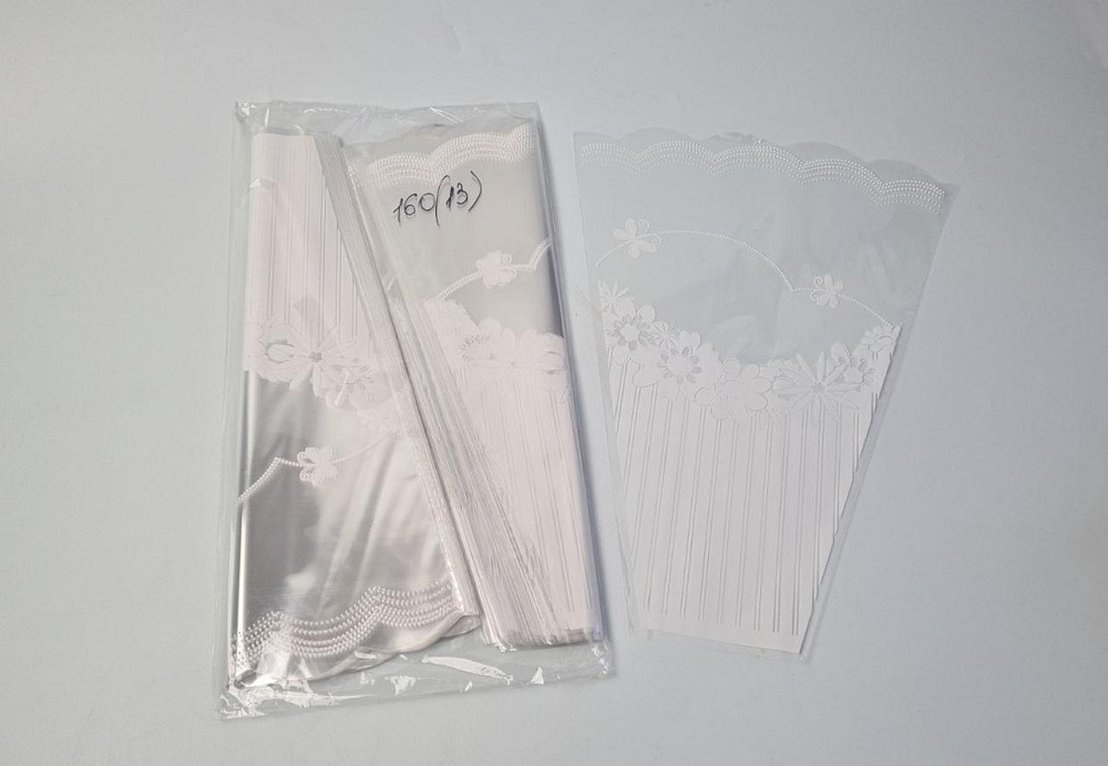 Упаковка конус под цветы h40/10низ/30верх