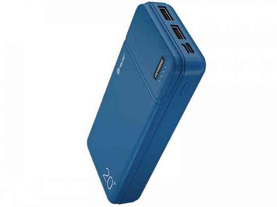 Зовнішній акумулятор Power bank Tracer 20000mAh 5V-2A 2USB + micro type-C Вінниця