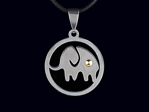 Кулон Слон на шнурку Київ - фото 1