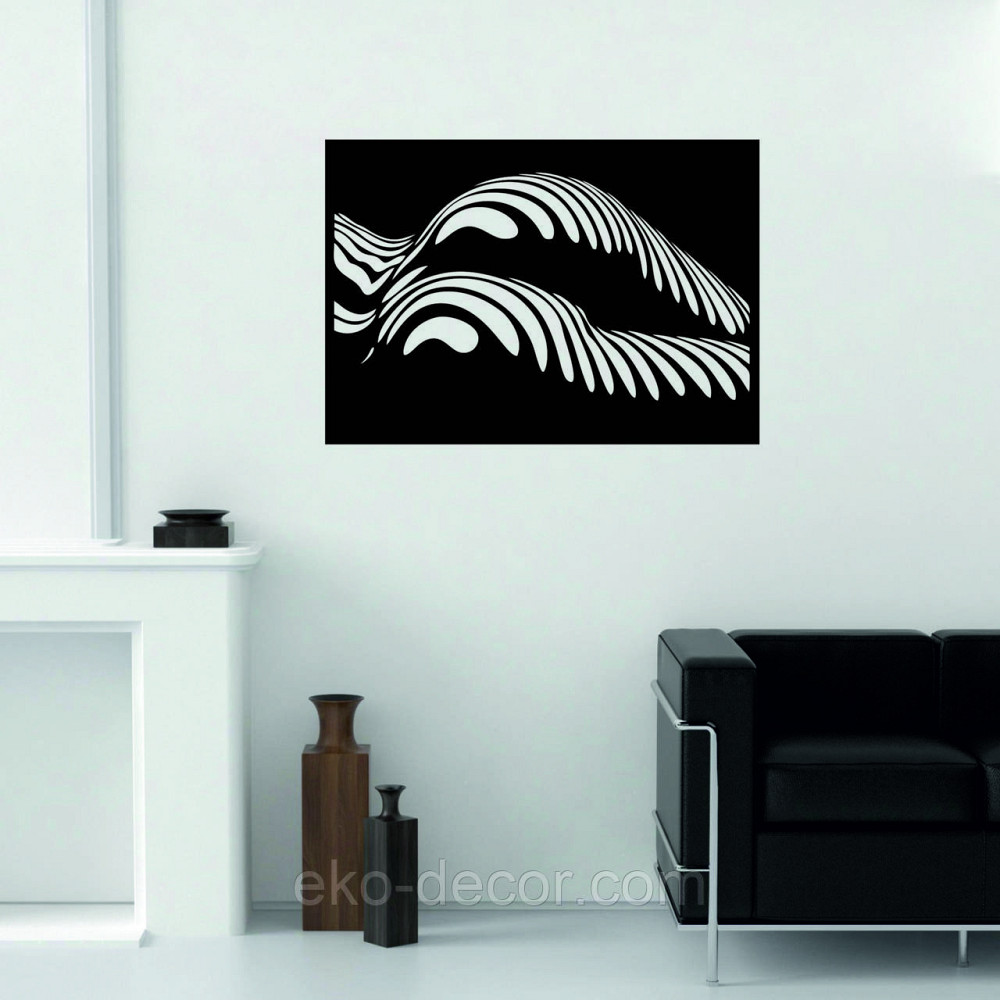 Декоративне настінне Панно  «Дівчина» , Декор на стіну 70*49 см, Чорний Київ - фото 8