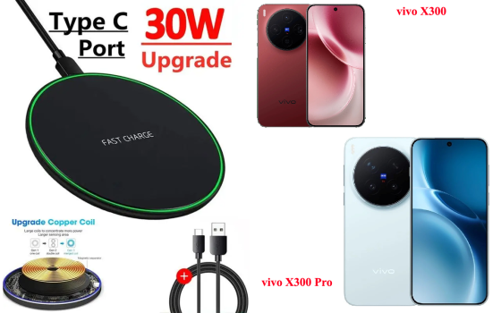 Беспроводное зарядное устройство 30W для vivo X90 Pro, vivo X90 Pro+ Киев