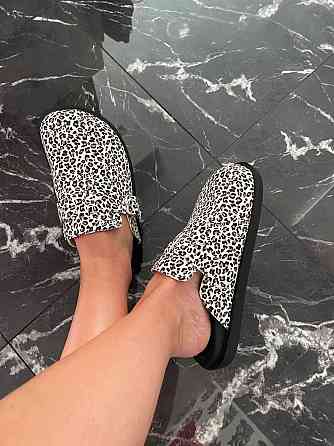 SEE SEVEN Жіночі шльопанці, натуральна шкіра, із закритим носком леопардові літні SEE SEVEN 161 Коломыя