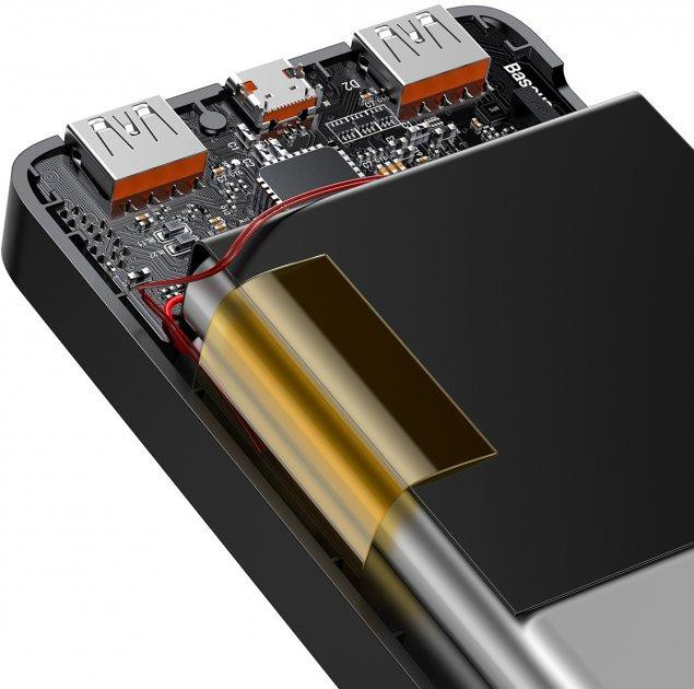 Внешнее зарядное устройство Baseus Bipow Digital Display 30000mAh 20W PPDML-N01 Черный Винница - изображение 10
