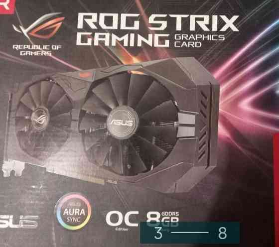 Відеокарта: ASUS RX 8GB.Рабоча. Київ