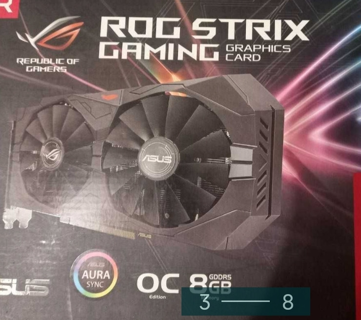 Відеокарта: ASUS RX 8GB.Рабоча. Київ - фото 3