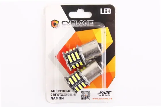 Лампа диодная 12В T25  21-SMD 7020 Cyclone 840лм (2 шт.) Винница