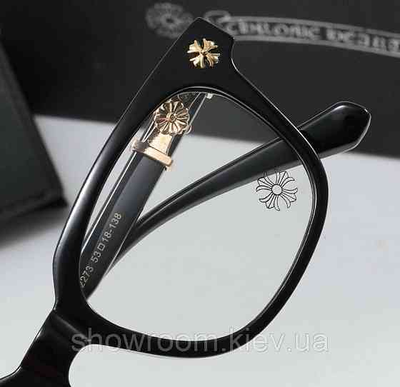 Чоловіча брендова оправа Chrome Hearts 2273 gold Київ