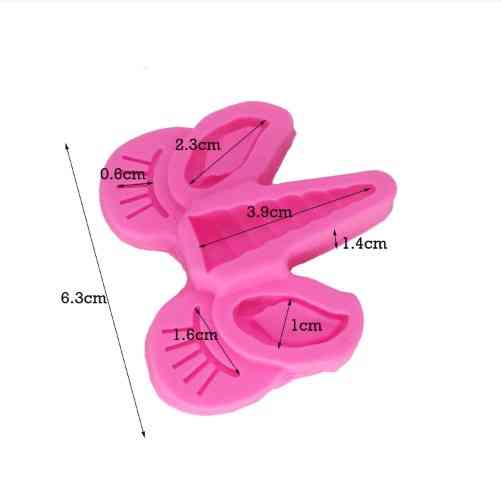 Силиконовая форма Единорог 63 мм розовый Киев