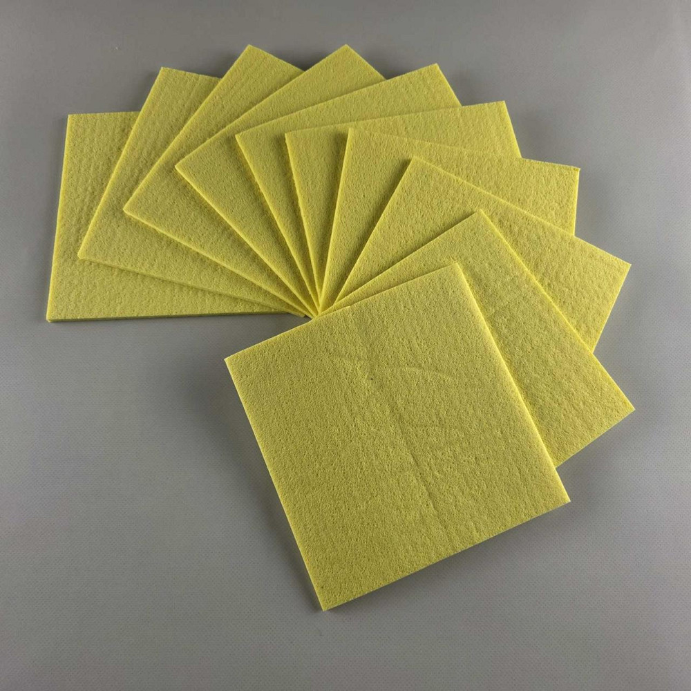 Губчатая влагопоглощающая салфетка из натуральной целлюлозы 10шт (16*16) PRO (1 пачка) Харків - фото 7