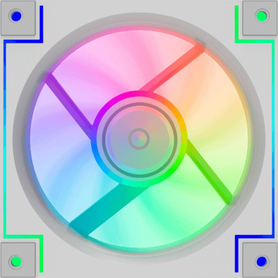 Кулер для корпуса Gamemax RD300 WH Винница - изображение 3