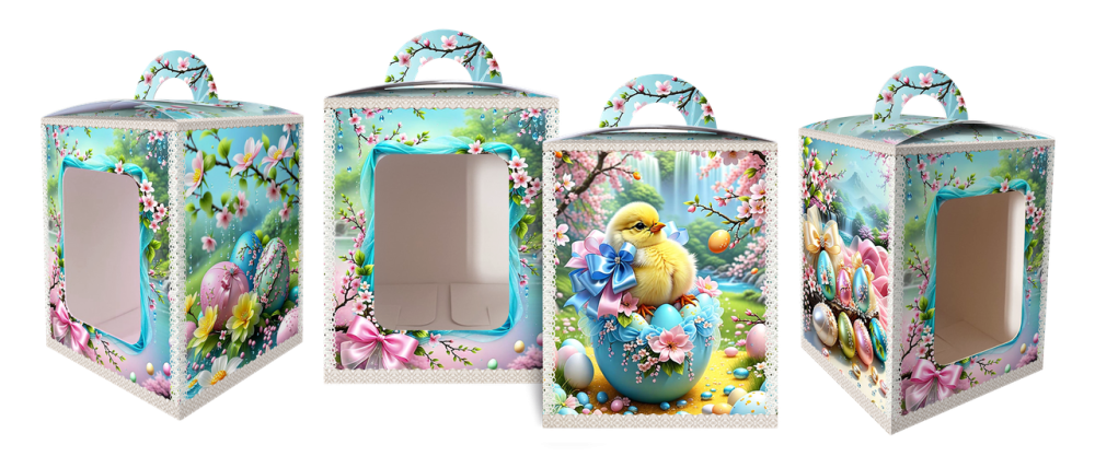 Коробка під великодня Великодня 14 см * 14 см*18,7 см (400 гм) No1 (1 шт.) Харків - фото 6