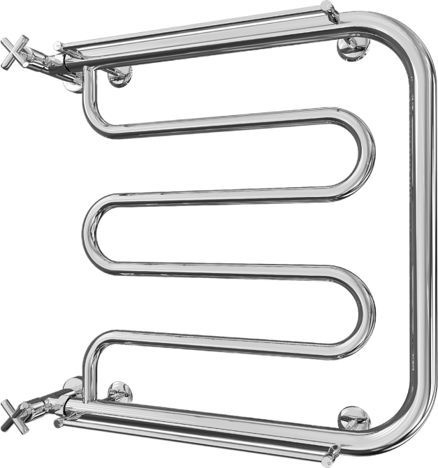 Водяной полотенцесушитель Mario INOX Фокстрот 530х570/500 Киев - изображение 4