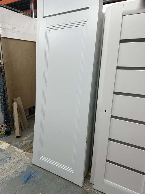 Двери экошпон, Полотно, серия TETRA , Модель Т-12. Цвет: Альпийский белый Киев - изображение 4