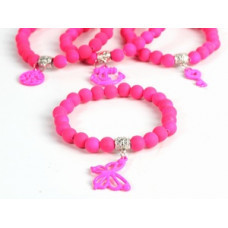 Розовый браслет на руку череп Киев - изображение 1