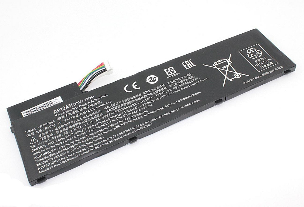 Аккумулятор для ноутбука Acer AP12A31 Aspire M3-481 11.1V Black 4500mAh OEM Вінниця - фото 1
