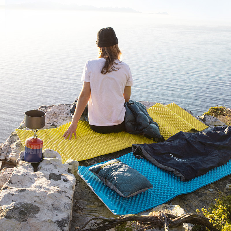 Килимок складний IXPE NaturehikeThickened NH20FCD07, алюмінієва плівка, 25 мм, жовтий Киев - изображение 9