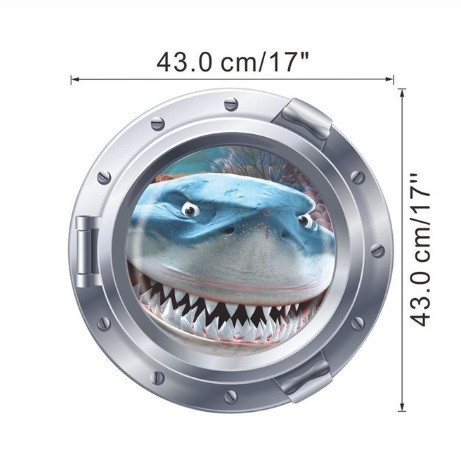 Наклейка на стену Акула В поисках Немо 43 см разноцветный Киев - изображение 2