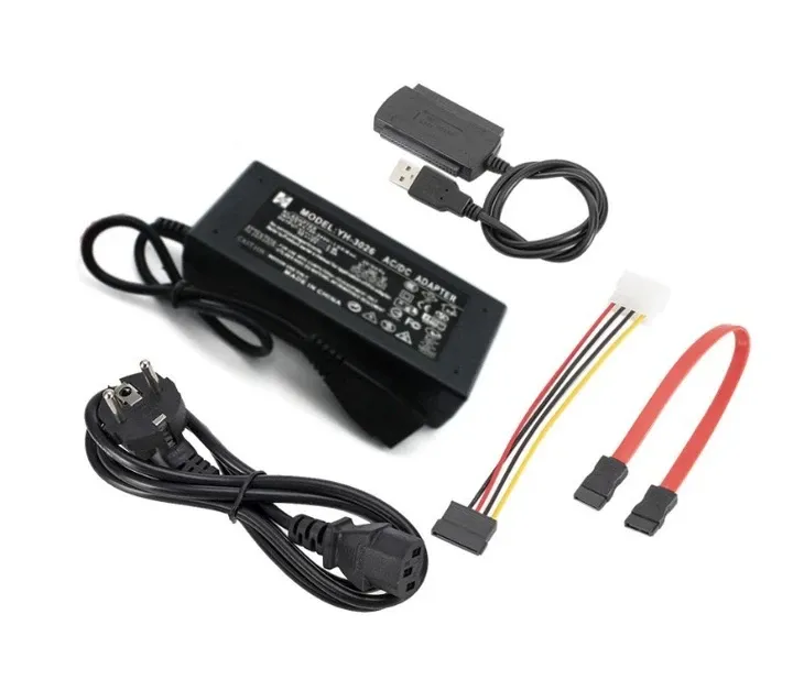 Переходник USB 2.0 для SATA/IDE з блоком живлення Київ - фото 1