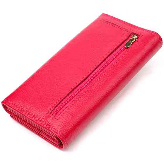 Яркий кошелек для женщин из натуральной кожи Boston 19422 Розовый Киев