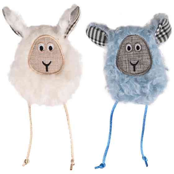 Flamingo Rizzo Sheep ФЛАМИНГО РИЦЦО ОВЕЧКА шуршащая игрушка с кошачьей мятой для котов Киев