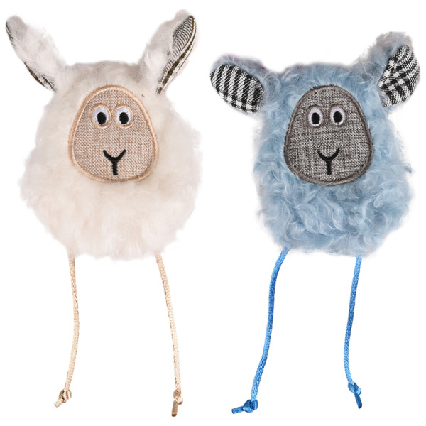Flamingo Rizzo Sheep ФЛАМІНГО РІЦЦО ОВЕЧКА шурхотлива іграшка з котячою м’ятою для котів Київ - фото 1