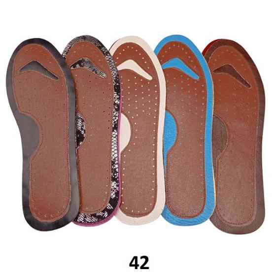 Шкіряні стельки РАСПРОДАЖА !! розмір 42 (різні кольори) Дніпро